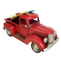 Réplique Voiture Pick-Up Rouge Vintage -Articles Ménagers Magasin replique voiture pick up rouge vintage 4
